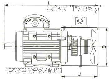 Электродвигатель 90LB-4 с энкодером